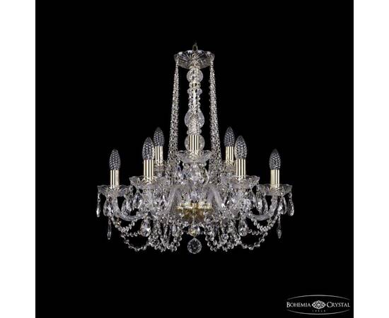Подвесная люстра Bohemia Ivele Crystal 1402/6+3/195/h-58 G