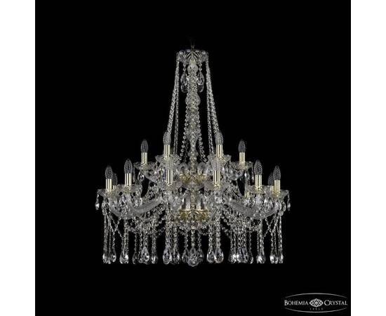 Подвесная люстра Bohemia Ivele Crystal 1413/12+6/300/h-96/2d G