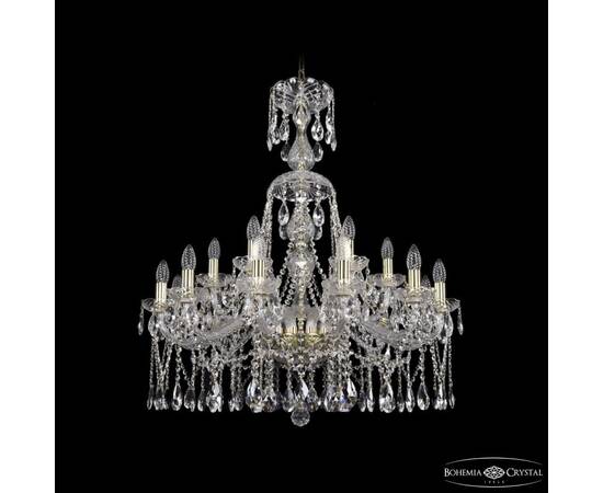 Подвесная люстра Bohemia Ivele Crystal 1413/12+6/300/XL-95 G