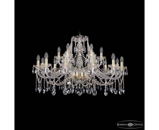 Подвесная люстра Bohemia Ivele Crystal 1413/12+6/360 G