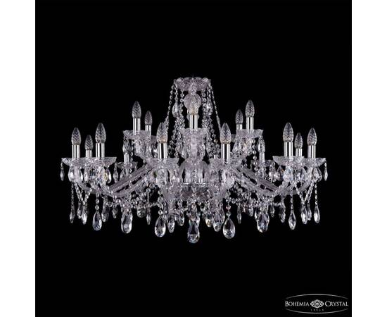Подвесная люстра Bohemia Ivele Crystal 1413/12+6/360 Ni