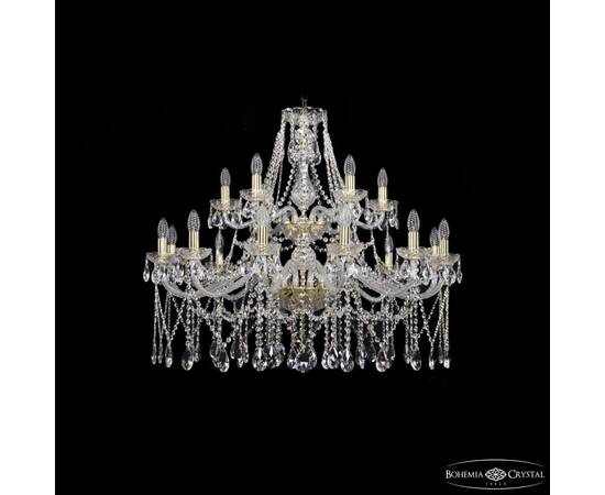 Подвесная люстра Bohemia Ivele Crystal 1413/12+6/360/2d G