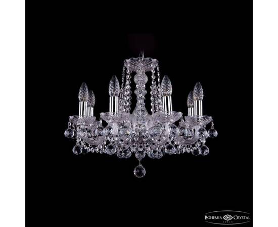 Подвесная люстра Bohemia Ivele Crystal 1402/8/160 Ni Balls