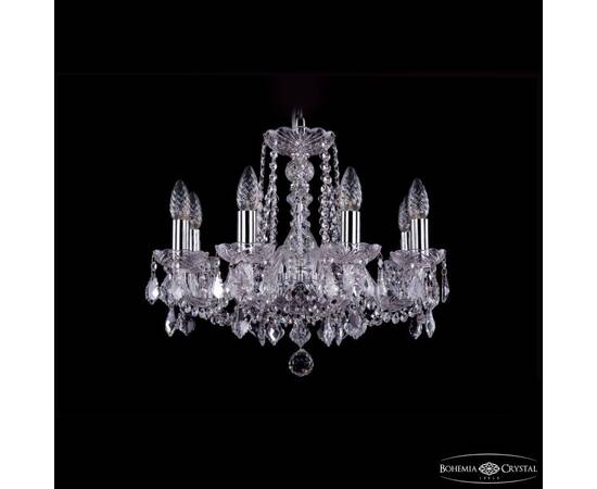 Подвесная люстра Bohemia Ivele Crystal 1402/8/160 Ni Leafs