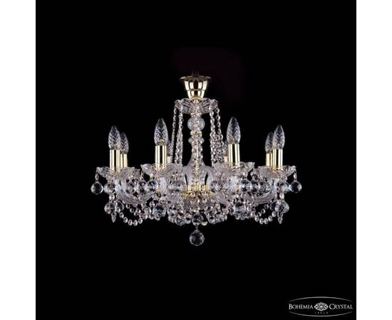 Подвесная люстра Bohemia Ivele Crystal 1402/8/195 G Balls tube