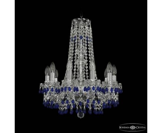 Подвесная люстра Bohemia Ivele Crystal 1410/10/160/h-60 Ni V3001