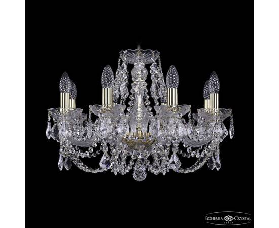 Подвесная люстра Bohemia Ivele Crystal 1402/8/195 G Leafs