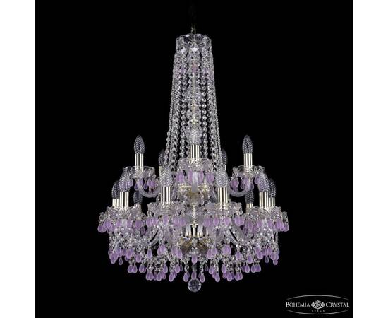 Подвесная люстра Bohemia Ivele Crystal 1410/10+5/195/h-82/2d G V7010