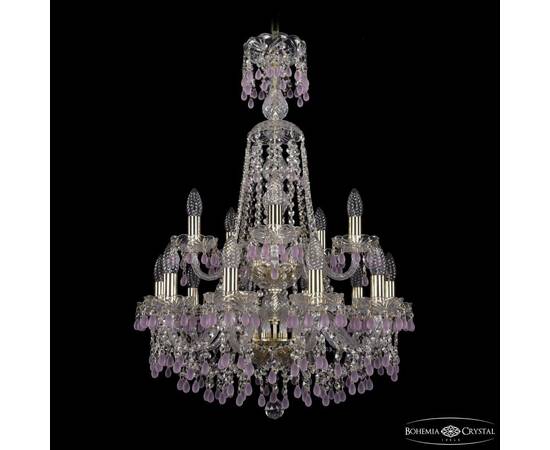 Подвесная люстра Bohemia Ivele Crystal 1410/10+5/195/XL-84/2d G V7010