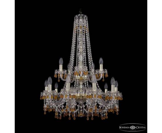 Подвесная люстра Bohemia Ivele Crystal 1410/10+5/240/h-91/2d G V1003
