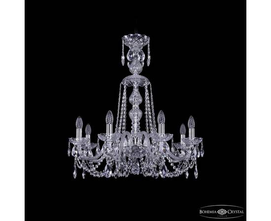 Подвесная люстра Bohemia Ivele Crystal 1402/8/240/XL-73 Ni