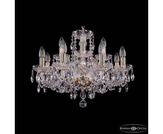 Подвесная люстра Bohemia Ivele Crystal 1402/8+4/195 G