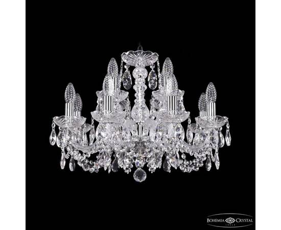 Подвесная люстра Bohemia Ivele Crystal 1402/8+4/195 Ni