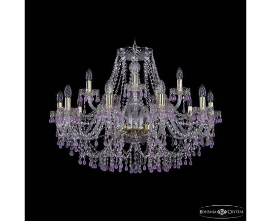 Подвесная люстра Bohemia Ivele Crystal 1410/10+5/300 G V7010