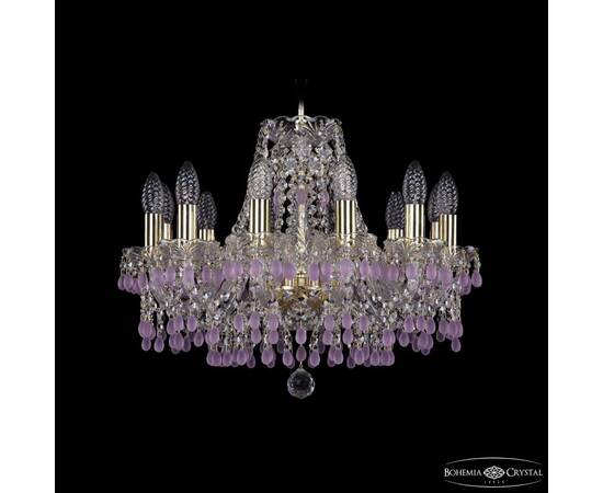 Подвесная люстра Bohemia Ivele Crystal 1410/12/160 G V7010