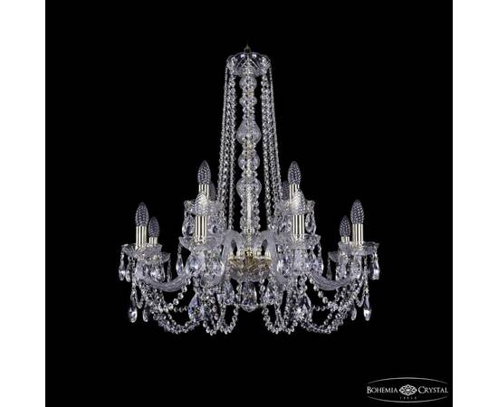 Подвесная люстра Bohemia Ivele Crystal 1402/8+4/240/h-76 G