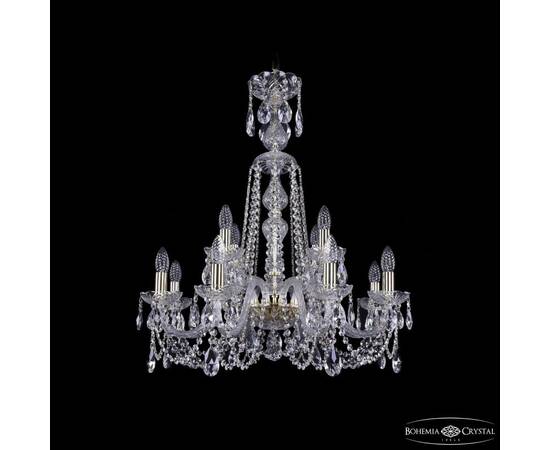 Подвесная люстра Bohemia Ivele Crystal 1402/8+4/240/XL-77 G