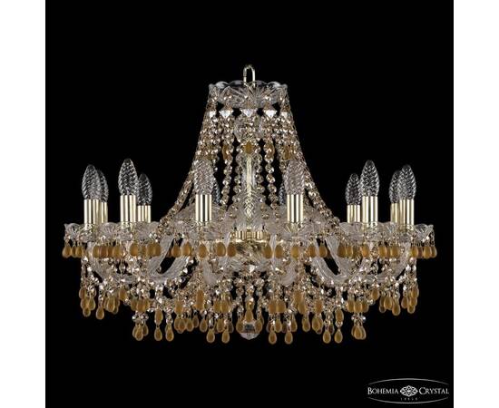 Подвесная люстра Bohemia Ivele Crystal 1410/12/240 G V1003 R721