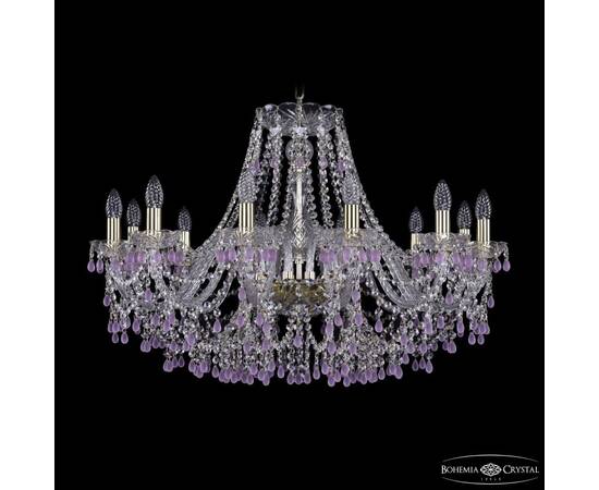 Подвесная люстра Bohemia Ivele Crystal 1410/12/300 G V7010