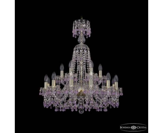 Подвесная люстра Bohemia Ivele Crystal 1410/12+6/240/XL-80 G V7010