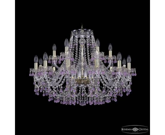 Подвесная люстра Bohemia Ivele Crystal 1410/12+6/300 G V7010