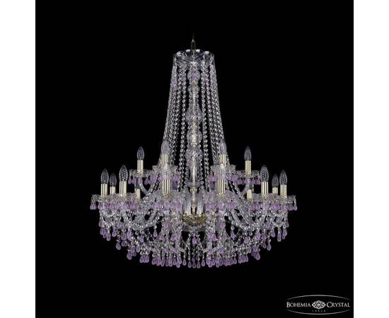 Подвесная люстра Bohemia Ivele Crystal 1410/12+6/300/h-95 G V7010