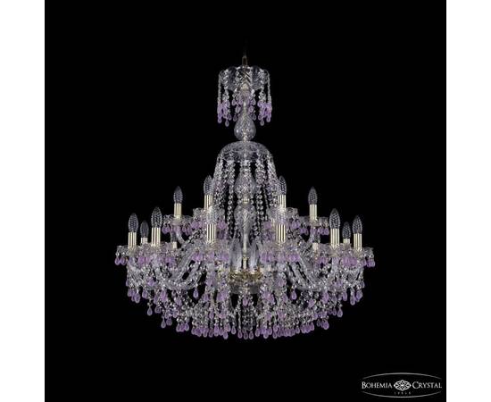 Подвесная люстра Bohemia Ivele Crystal 1410/12+6/300/XL-95 G V7010