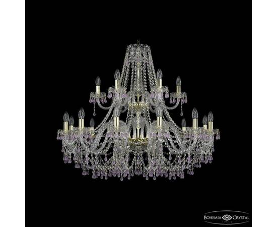 Подвесная люстра Bohemia Ivele Crystal 1410/12+6/360/2d G V7010