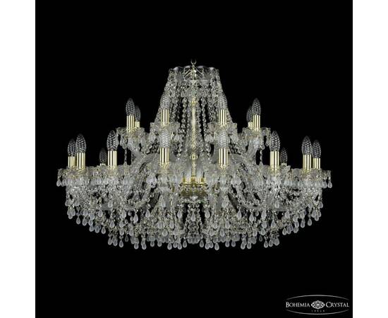 Подвесная люстра Bohemia Ivele Crystal 1410/16+8/360 G V0300