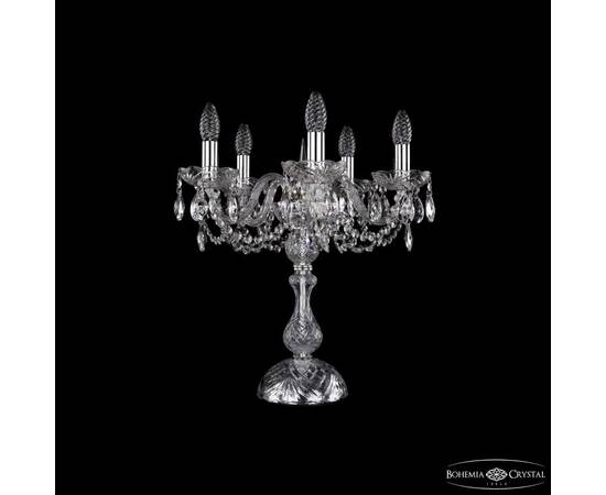 Настольная лампа Bohemia Ivele Crystal 1402L/5/141-47 Ni
