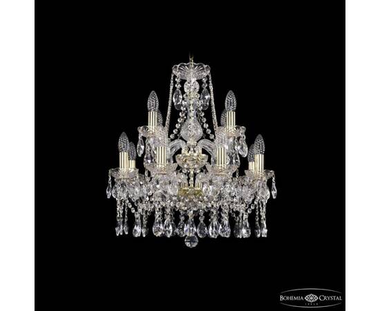 Подвесная люстра Bohemia Ivele Crystal 1413/8+4/165/2d G