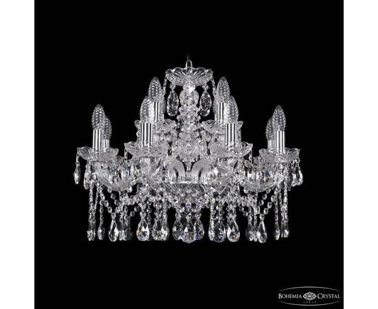 Подвесная люстра Bohemia Ivele Crystal 1413/8+4/200 Ni