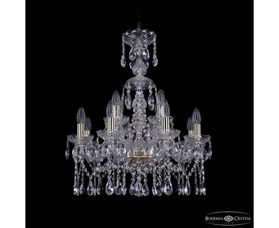 Подвесная люстра Bohemia Ivele Crystal 1413/8+4/200/XL-66 G