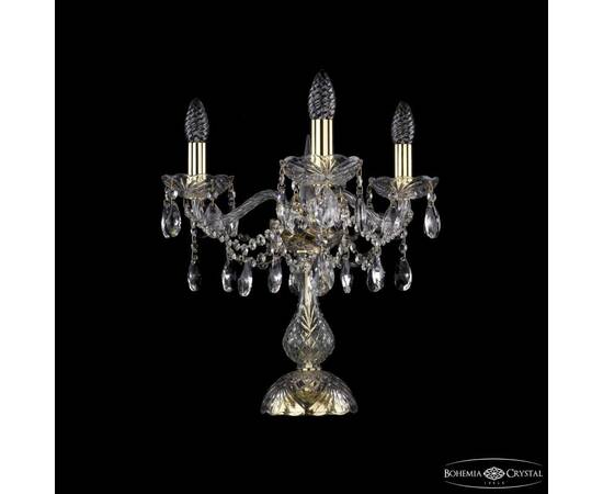 Настольная лампа Bohemia Ivele Crystal 1413L/3/141-39 G