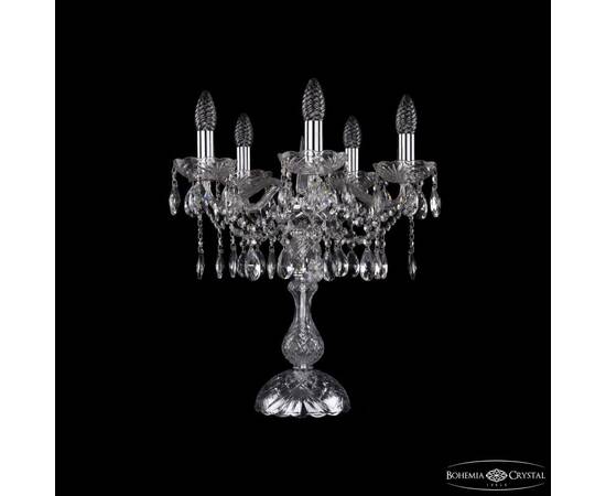 Настольная лампа Bohemia Ivele Crystal 1413L/5/141-47 Ni
