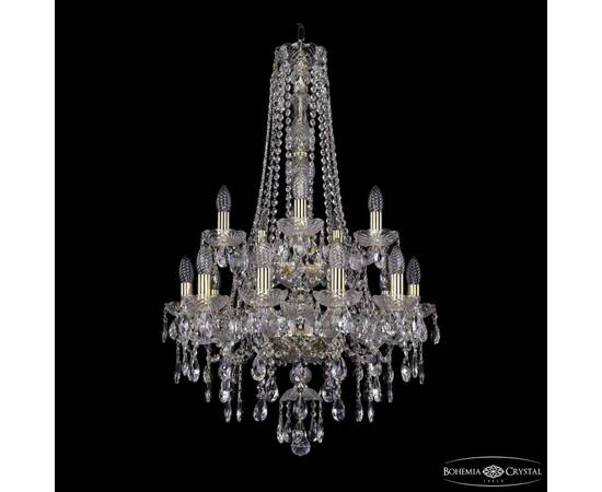 Подвесная люстра Bohemia Ivele Crystal 1415/10+5/200/h-92/2d G