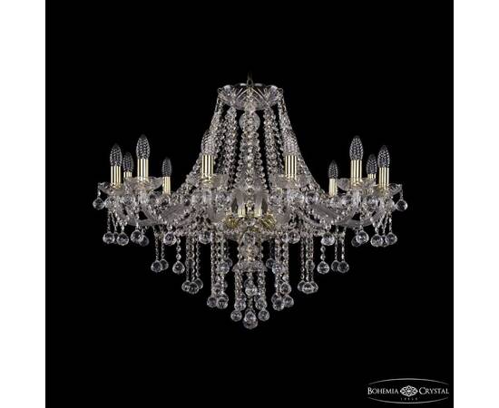 Подвесная люстра Bohemia Ivele Crystal 1415/12/300 G Balls