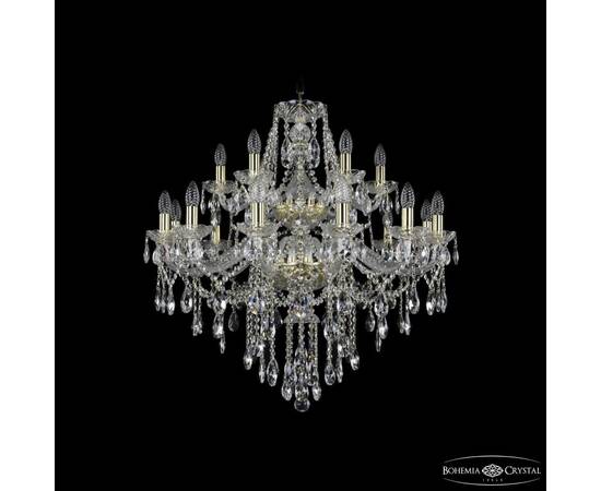 Подвесная люстра Bohemia Ivele Crystal 1415/12+6/300/2d G