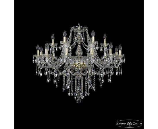 Подвесная люстра Bohemia Ivele Crystal 1415/12+6/360 G