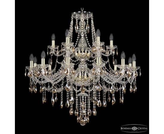 Подвесная люстра Bohemia Ivele Crystal 1415/12+6/360/2d G K721