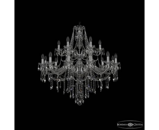 Подвесная люстра Bohemia Ivele Crystal 1415/12+6/360/2d Ni