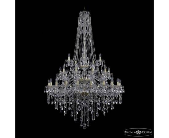 Подвесная люстра Bohemia Ivele Crystal 1415/20+10+5/400/h-182/3d G