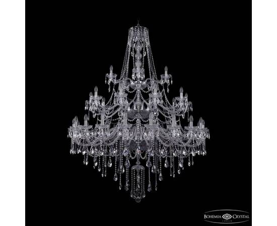 Подвесная люстра Bohemia Ivele Crystal 1415/20+10+5/530/3d Ni