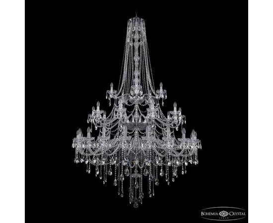 Подвесная люстра Bohemia Ivele Crystal 1415/20+10+5/530/h-231/3d Ni
