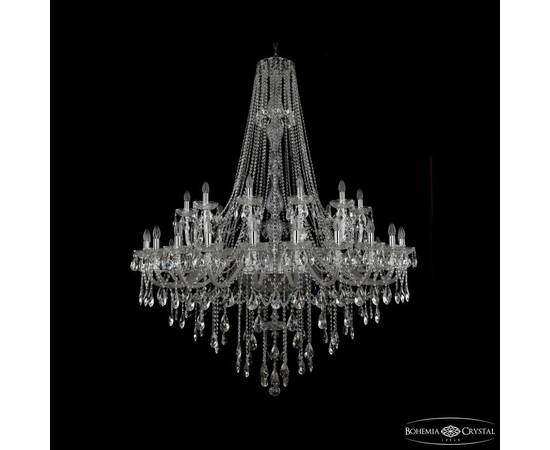 Подвесная люстра Bohemia Ivele Crystal 1415/24+12+6/530/h-187 Ni