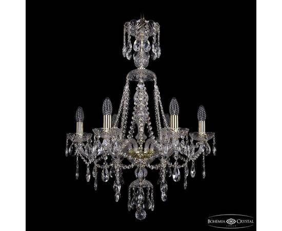 Подвесная люстра Bohemia Ivele Crystal 1415/6/200/XL-77 G