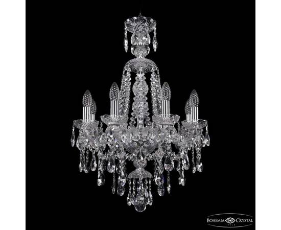 Подвесная люстра Bohemia Ivele Crystal 1415/8/165/XL-70 Ni