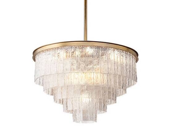 Подвесная люстра DeLight Collection Glace KG0998P-10R brass