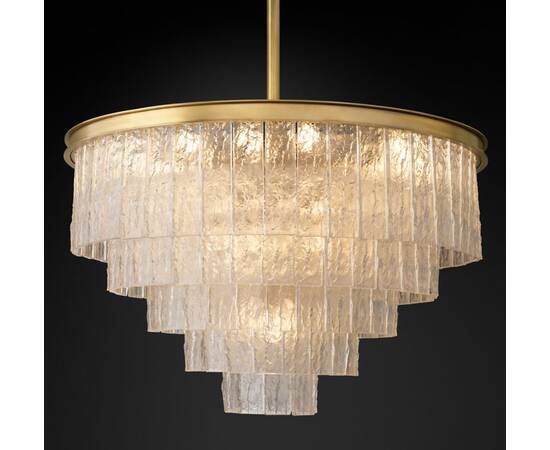 Подвесная люстра DeLight Collection Glace KG0998P-10R brass, изображение 2