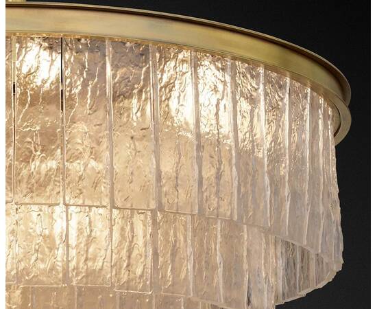 Подвесная люстра DeLight Collection Glace KG0998P-10R brass, изображение 3